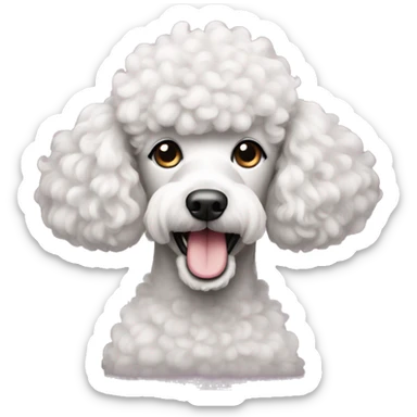 Poodle  sticker