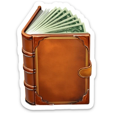 BOOK MONEY sticker