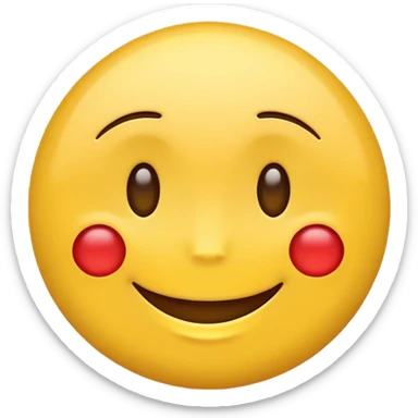 iPhone emoji with text message saying no sticker