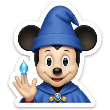 Sorcerer Mickey Mouse sticker