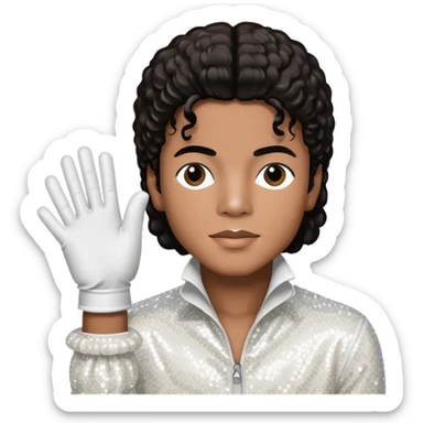 Young Michael Jackson  sticker