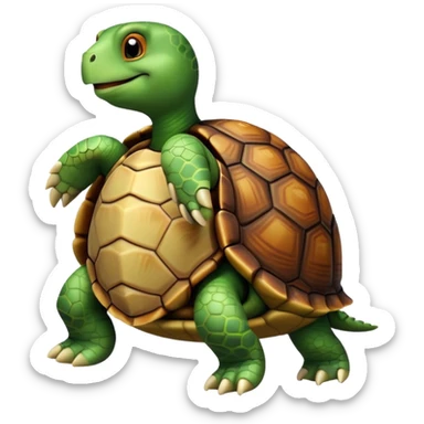 Turtle who says I like turtles sticker