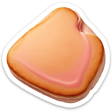 realistic raw chicken breast cutlet, thin, pale pink, smooth, slightly glossy, irregular shape, visible muscle grain, fresh, moist, no plate packaging or faces, clean 3D, soft lighting, transparent background, emoji scale sticker
