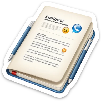 information dossier sticker