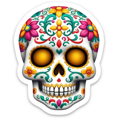 Mexico skull  sticker