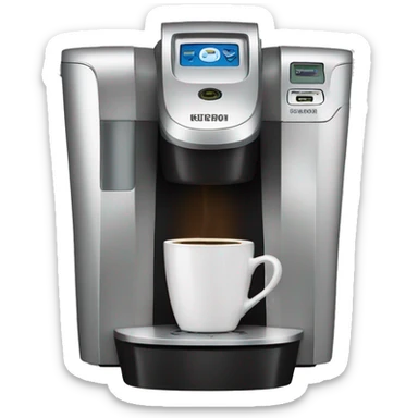 keurig coffee machine sticker