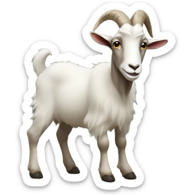 Goat on the walk sticker