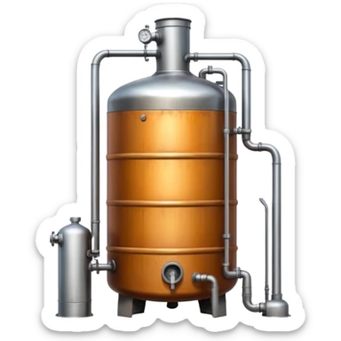 whiskey distillery tank sticker