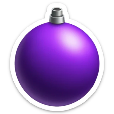 purple bomb sticker