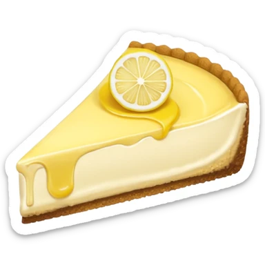Lemon cheesecake sticker