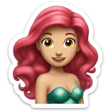 Ariel the mermaid sticker
