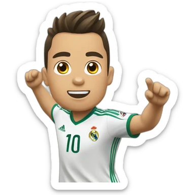 cristiano ronaldo goal celebration sticker