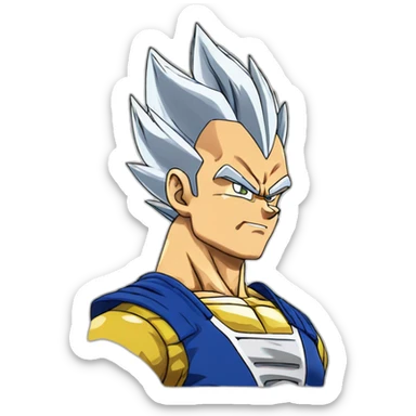 vegeta sayan sticker