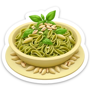 Pesto pasta sticker