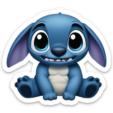 Stitch sticker