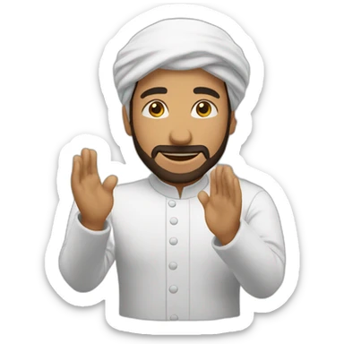 Salah, clapping sticker