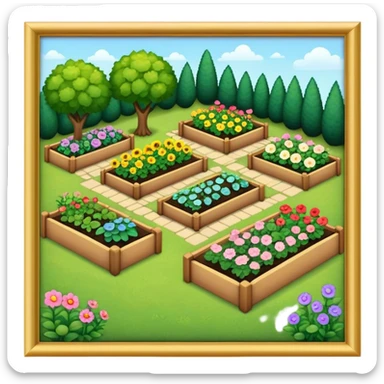 garden beds  sticker