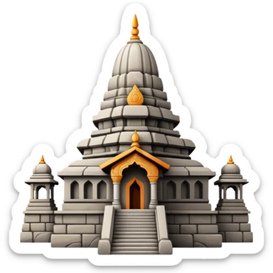 a girnar ji temple situated in india sticker