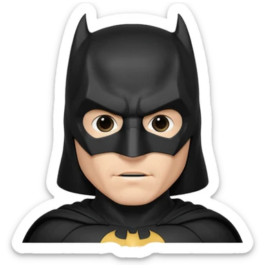 christian bale batman sticker