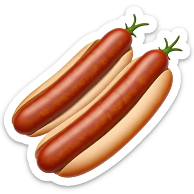 Cinematic Realistic Chorizo Dish Emoji, featuring spicy, robust sausage slices rendered with vivid textures and dynamic, appetizing lighting. sticker