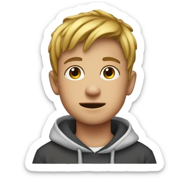 sweatshirt ear kid vine  sticker