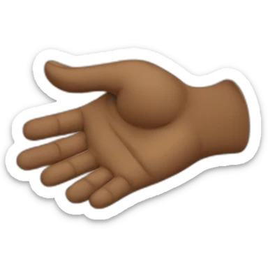 beggars hands sticker