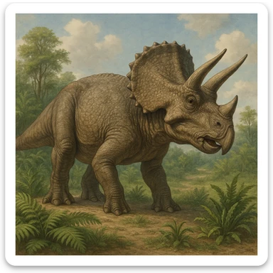 Triceratops sticker