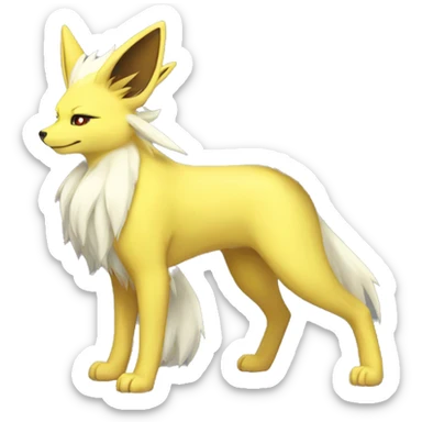 Ninetails-Jolteon full body sticker