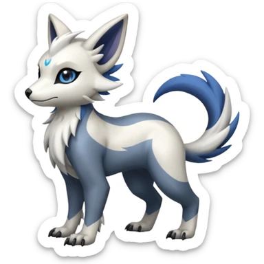 Shiny Linoone-Absol-Trico-Hybrid (Full body) sticker