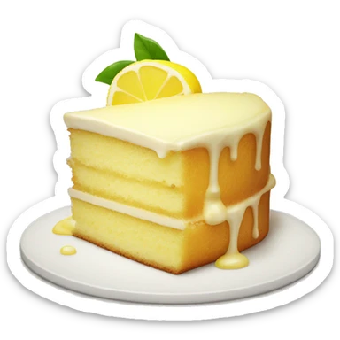 Lemon cake sticker