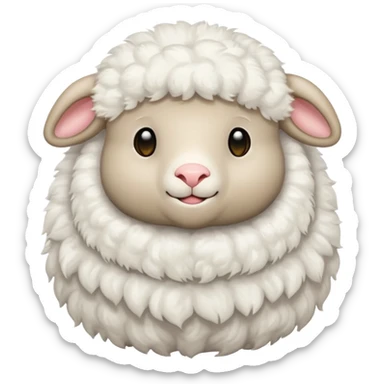 stuffed lamb jellycat sticker