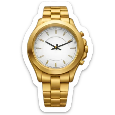 Gold watch sticker