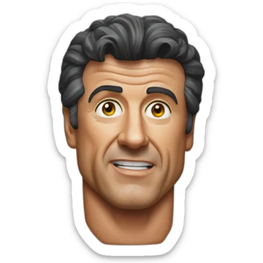 Sylvester Stallone sticker