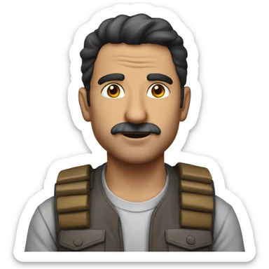 Papatya gül  sticker