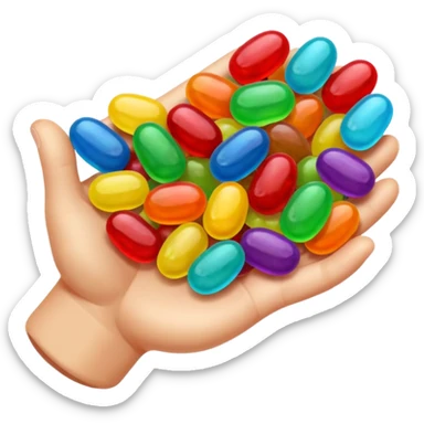 Jellybean sticker