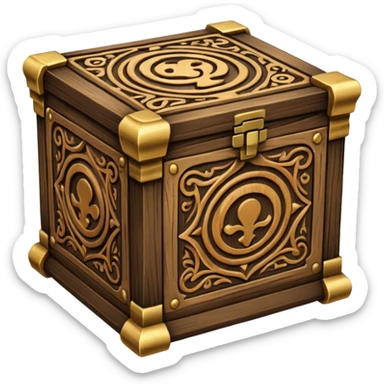 mysterious box sticker