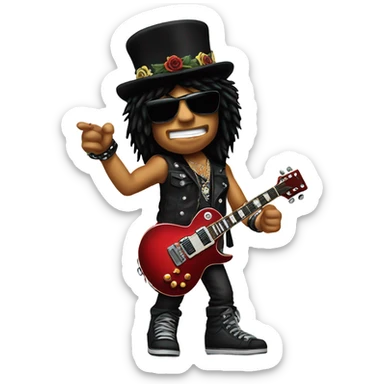 slash from guns n’ roses sticker
