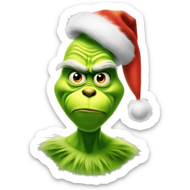 Grinch sticker