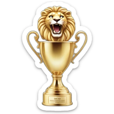 cannes lions trophy sticker