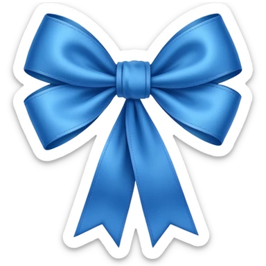 blue ribbon awareness sticker