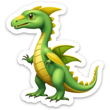 Helioptile-Tropius-Grovyle-fusion (full body) sticker