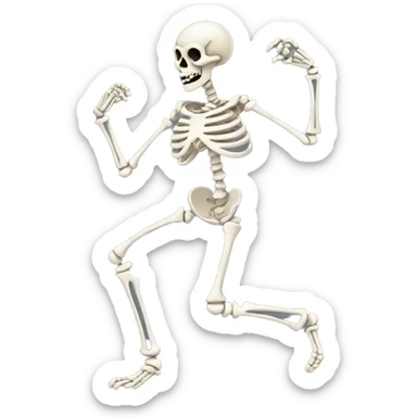 Dancing skeleton  sticker
