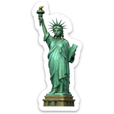statue of liberity sticker