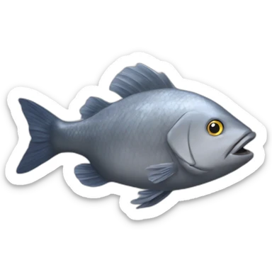 big grey fish from the music video adore you by harry styles sticker