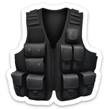 allblack CS GO vest sticker