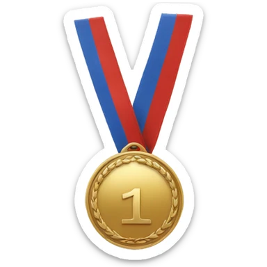 Royal 1st place medal sticker