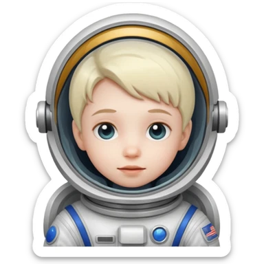 Space Suit Kid sticker