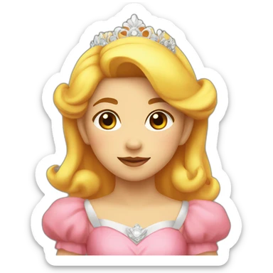 filipino child princess peach sticker