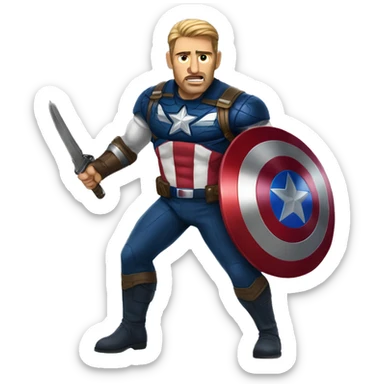 Capitán América  sticker
