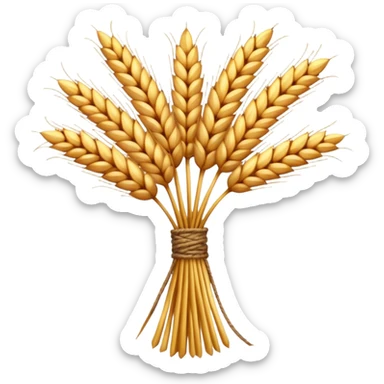  Wheat bundle sticker